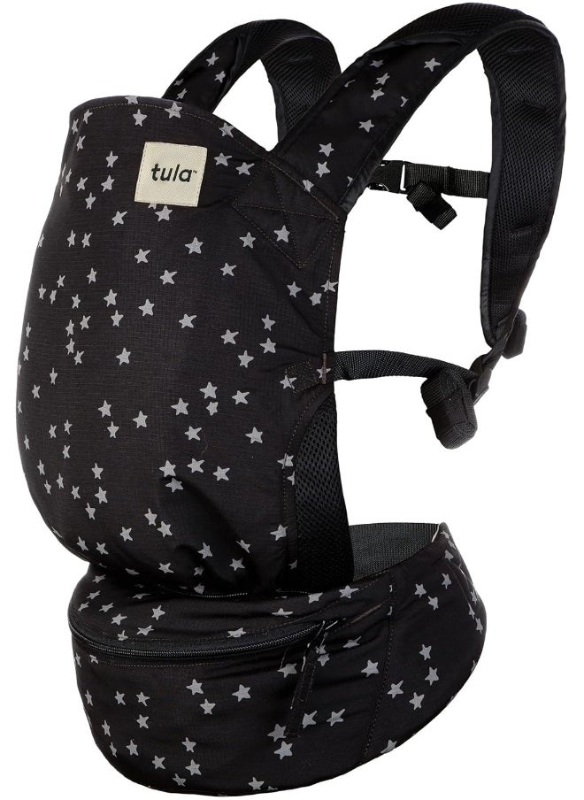 TULA Tula Ba Lite Compact Baby Carrier, Ultra Compact and Lightweight, Convenient Carry Pouch, Ergonomic and Multiple Positions for 12 – 30 pounds (Discover)  - Image 1