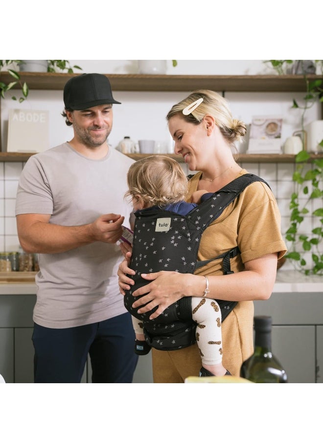 TULA Tula Ba Lite Compact Baby Carrier, Ultra Compact and Lightweight, Convenient Carry Pouch, Ergonomic and Multiple Positions for 12 – 30 pounds (Discover)  - Image 3