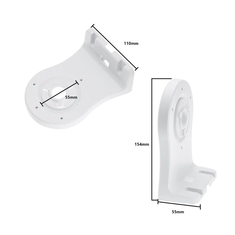 SRB WiFi Camera Mount Stand, Compact Wall Bracket, White - Image 3