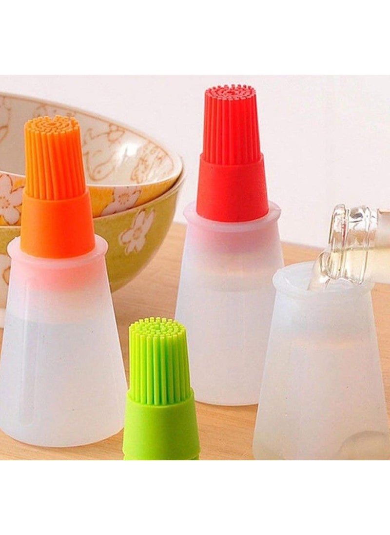 SBA PRIME sbaprime Multicolor Oil Brush Silicone Cooking Oil Bottle  - Image 3