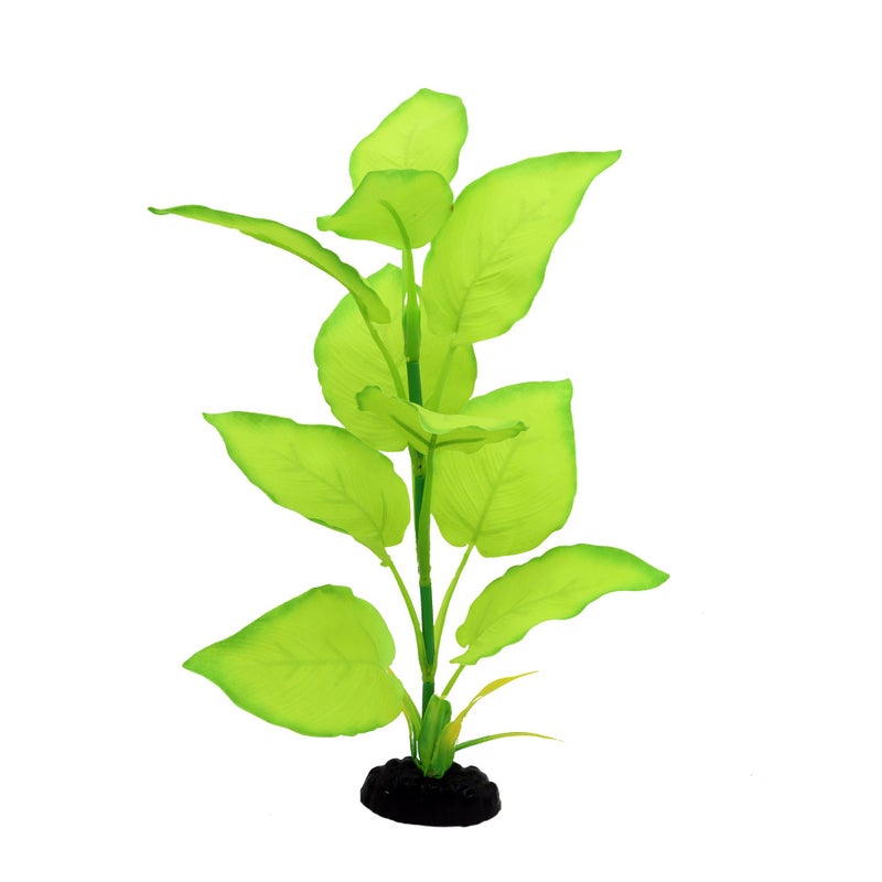DVHEY 2-Pack 12 Inch Aquarium Silk Aquarium Plants, Artificial Plastic Plant for Small Tank, Goldfish, Fish Hides (Light Green, 12 Inch) - Image 4