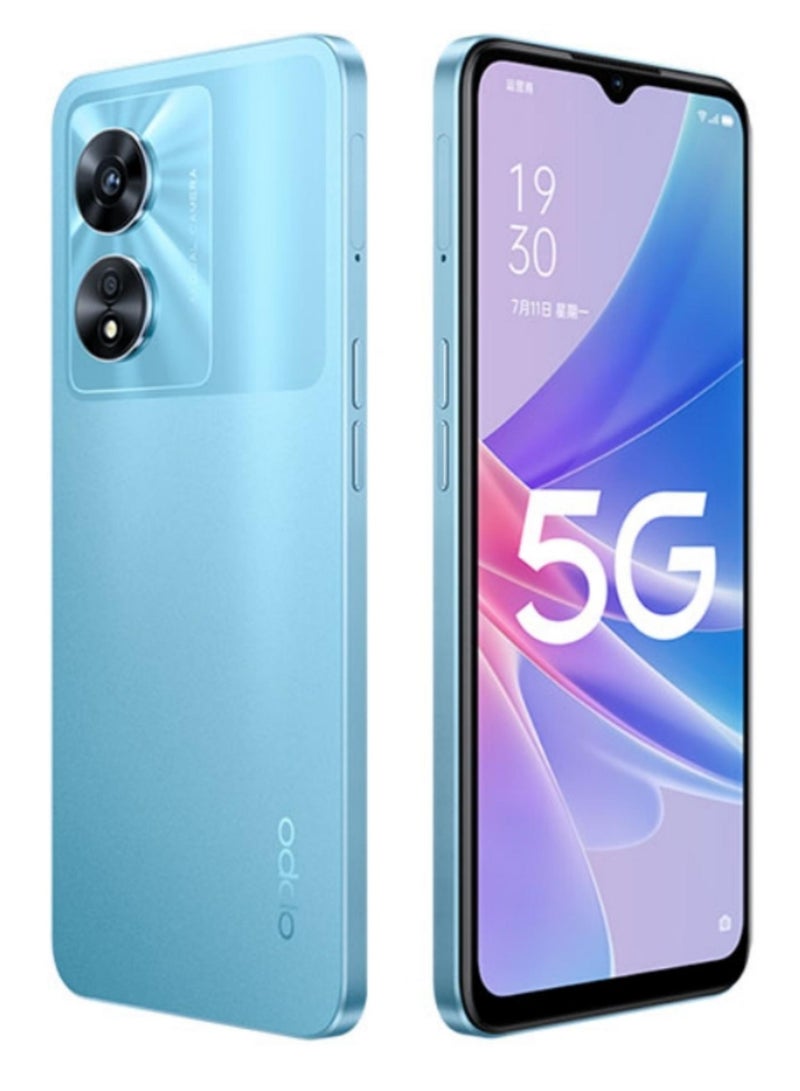 أوبو A97 5G Dual SIM Blue 12GB RAM(+Up To 3GB Extended RAM) 256GB 5G - Image 2