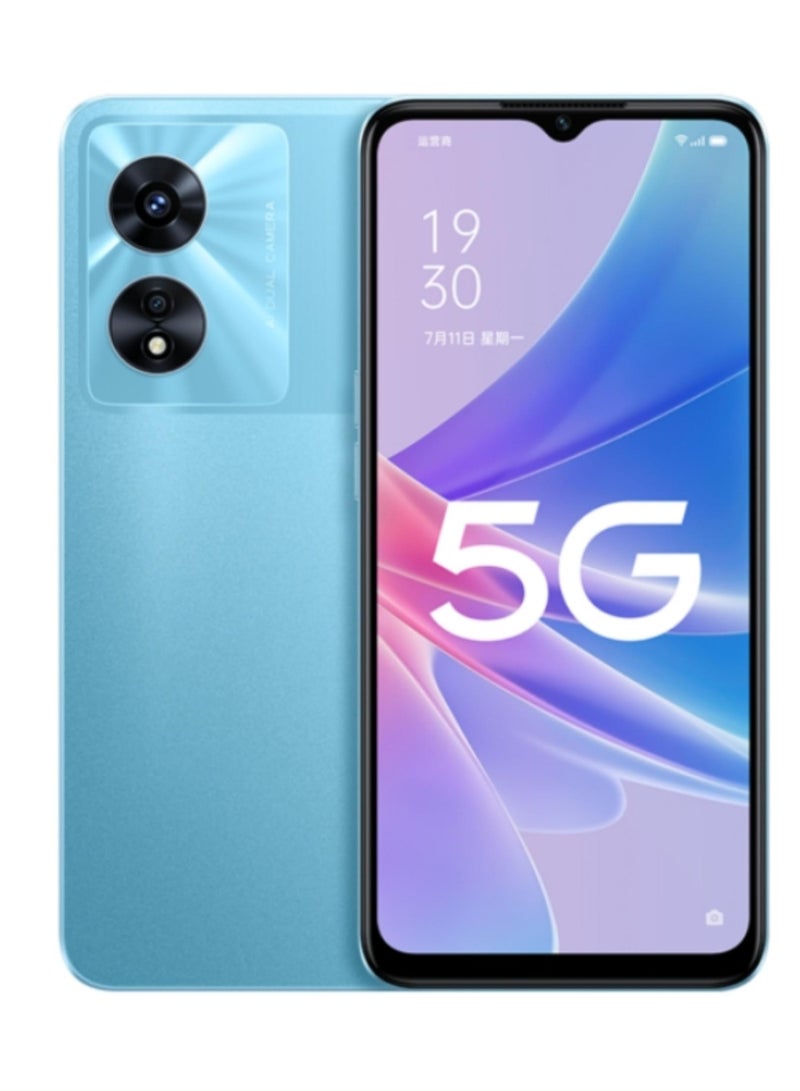 أوبو A97 5G Dual SIM Blue 12GB RAM(+Up To 3GB Extended RAM) 256GB 5G - Image 1