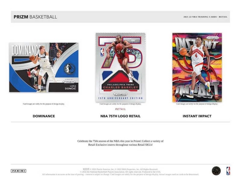 Panini 2021/22 Panini Prizm NBA Basketball Retail Box - 24 Packs - 96 Trading Cards Total - Image 3