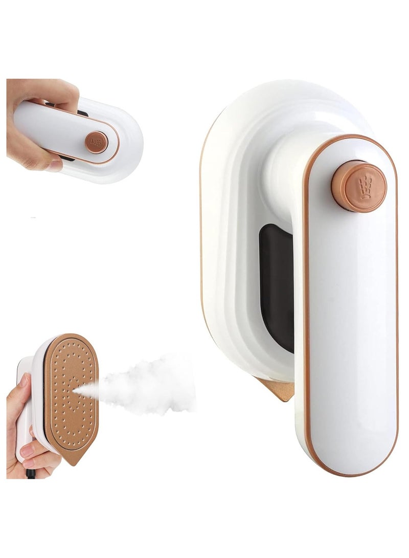 Arabest Portable Mini Iron, Handheld Steamer Iron for Clothes, 180° Rotatable Professional Garment Steamer, Mini Handheld Iron Support Dry And Wet Ironing for Home Business Travel - Image 1