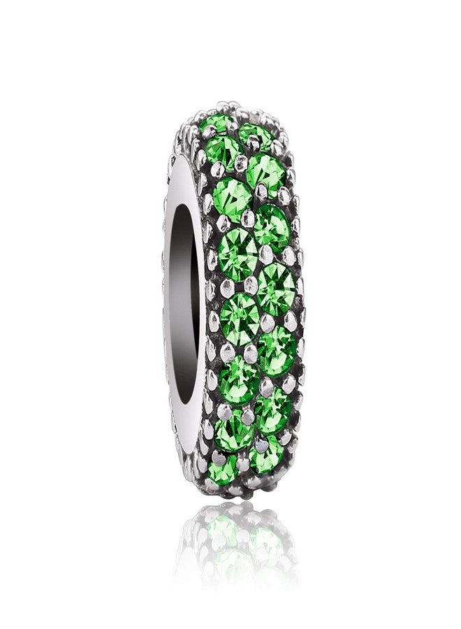 QeenseKc خرزة فاصلة مرصعة بأحجار كريمة من QeenseKc، هدية مثالية لأعياد الميلاد، مناسبة لأساور باندورا. خرزة فاصلة مرصعة بأحجار كريمة، هدية مثالية لأعياد الميلاد، مناسبة لأساور باندورا. - Image 1