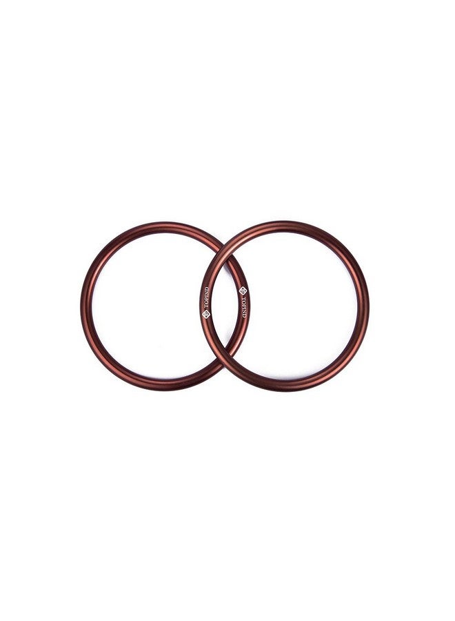 TOPIND 3" Large Size Aluminium Baby Sling Rings for Baby Carriers & Slings of 2 pcs (Brown) - Image 2