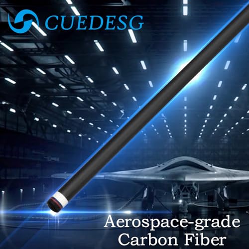 CUEDESG Carbon Fiber Pool Cue Stick 105mm118mm125mmLow Deflection Pool Stick with Rare Wood ButtProfessional Cue Stick with Box CaseBocote Wood_118mm - Image 3
