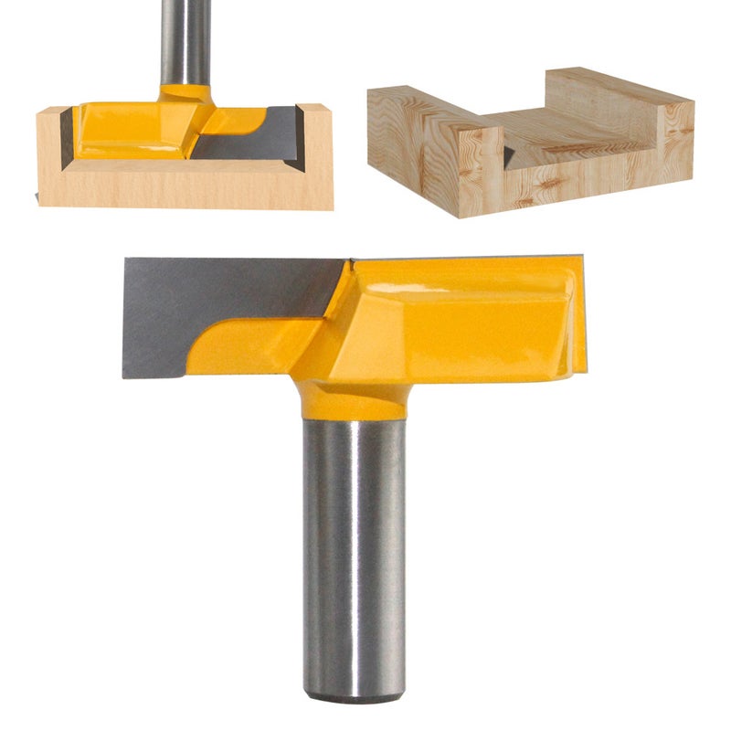 1PC Cleaning Bottom Router Bit Surface Planing Router Bits Portable - Image 2