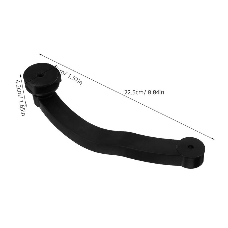 Wheel Balancing Ruler Crank with Ergonomic Anti-Slip Plastic Handle, Precision Tire Width Measuring Tool for Car Maintenance and Wheel Balance Repair - Image 2