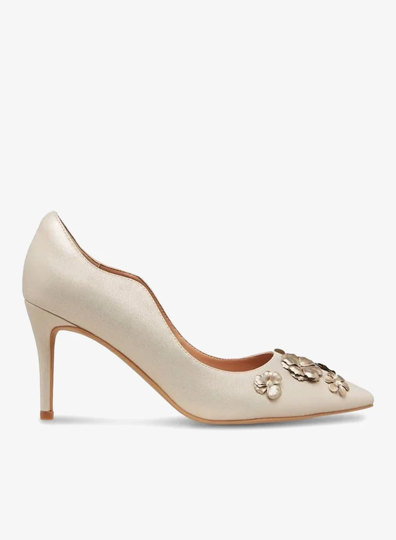 ELLE Women Floral Embellished Stiletto Heel Shoes Ramadan Collection