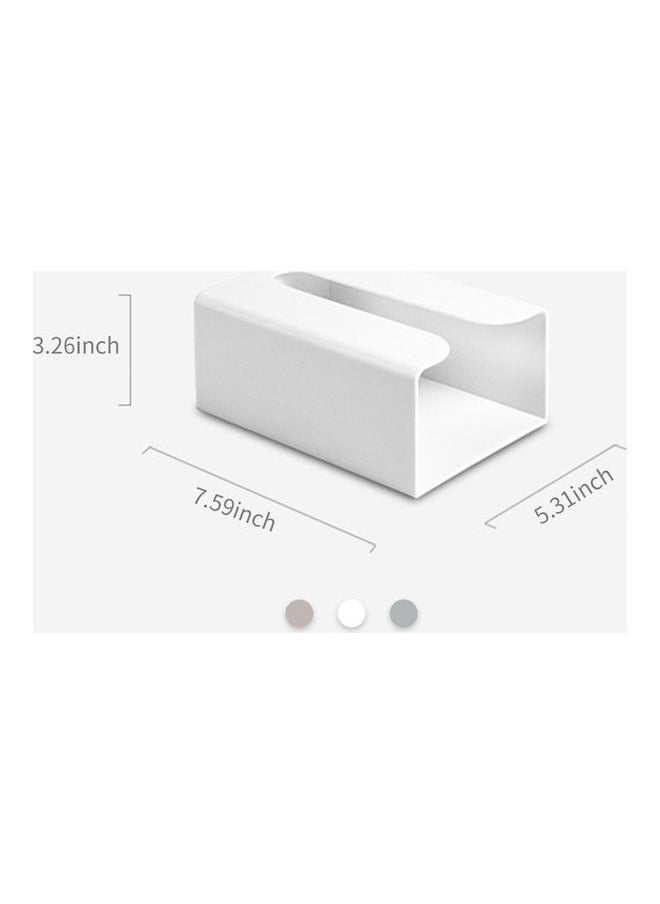 NIBEMINENT - Wall Mounted Paper Towel Dispenser White 3.26 X 7.59 5.31inch - Image 1