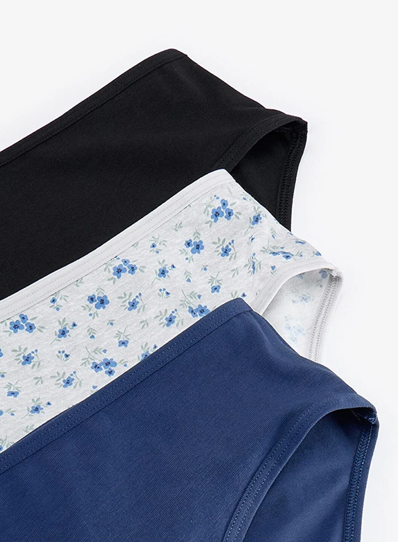 بنتي Penti Women's Cotton Everyday Azure 3-pack Cover Brief - Mix