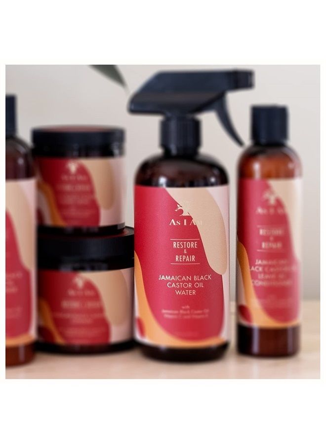 As I Am ماء As Am JBCO - 16 أونصة - مقوي تجعيد نانو - يرطب ويفك التشابك - مضاد للتجاعيد - يزيد من قوة الألياف - غني بزيت الخروع الأسود الجامايكي، فيتامين C، وفيتامين E - Image 3