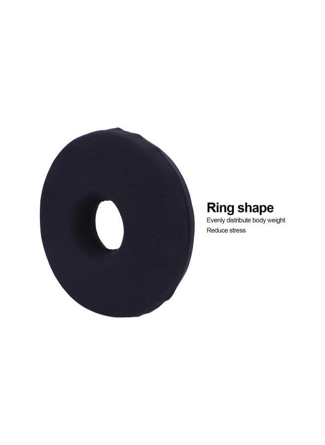 Generic - Donut Pillow for Tailbone Pain Relief Cushion, Bed Sore Decubitus Pain Relief Seat Cushion, Hemorrhoid Pillows for Bedridden Patient Elderly Black 25cm (1 pcs) - Image 1