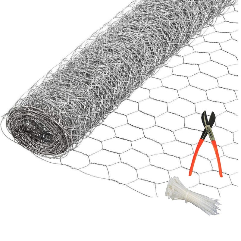 REDWIND Iron Tree Fencing Net/Bird Net Kabutar Jali HDPE 6 Months Guarantee (30 Inch Height/40 feet Length) UV Stabilized Heavy Anti Bird Net with Free 1 Cutter,100 PVC Tags Model NO:27 - Image 1