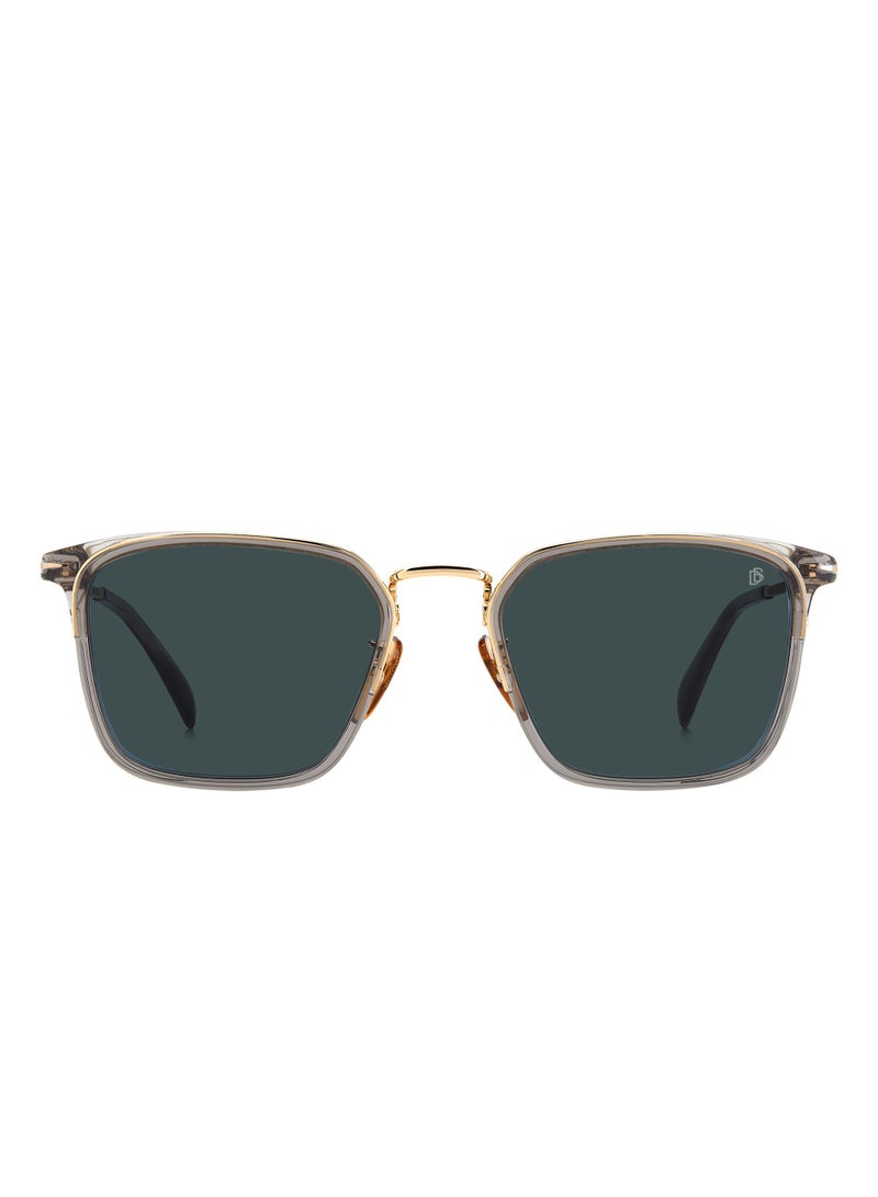 DAVID BECKHAM David Beckham DB 7065/F/S 2F7 Gold Grey Rectangular Sunglasses – 56 mm – Men’s  - Image 2