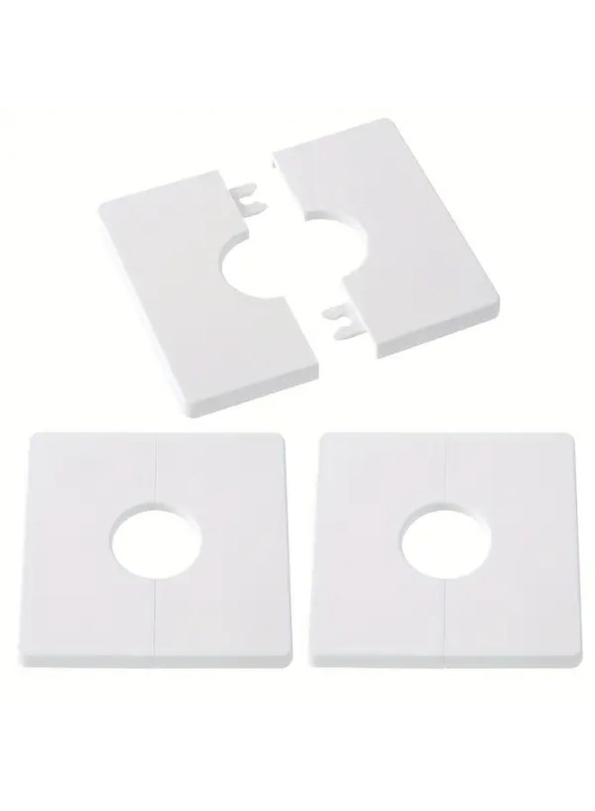 Set Of 3 Self Adhesive Wall Pipe Covers For Kitchen And Toilet Plumbing - Image 1