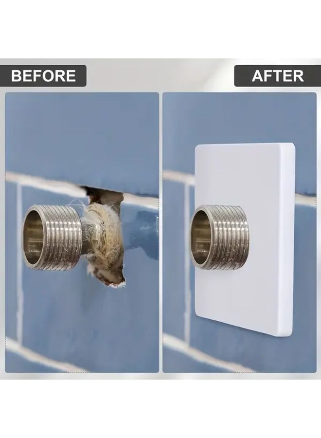 Set Of 3 Self Adhesive Wall Pipe Covers For Kitchen And Toilet Plumbing - Image 5