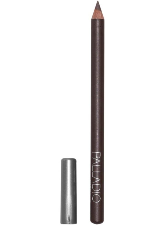 PALLADIO Wooden Eyeliner Pencil, Thin Pencil Shape, Easy Application, Firm Yet Smooth Formula, Perfectly Outlined Eyes, Contour And Line, Long Lasting, Rich Pigment, Taupe - Image 2