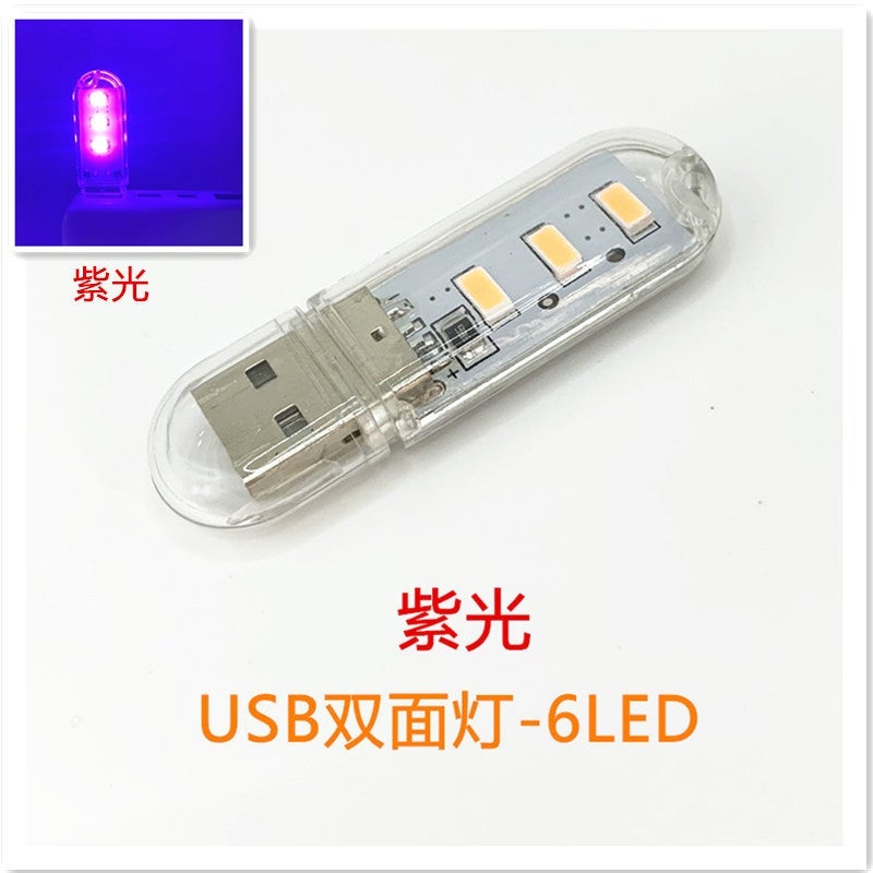 Led Night Light 3 Lights 8 Lights 24 Lights Usb Charging Treasure Lights Computer Health Plate Lights Field Camping Lights Students Stay Lights - Image 1