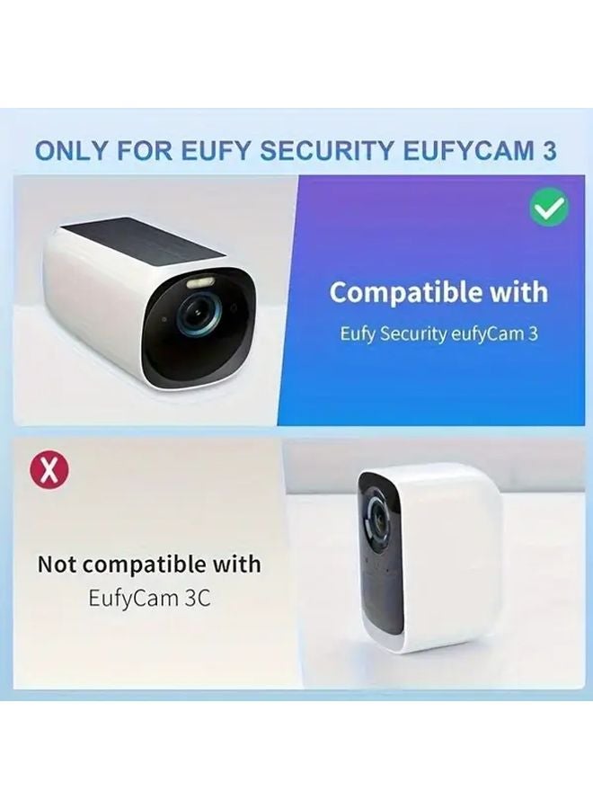 غلاف السيليكون الواقي الأسود لكاميرا الأمان Eufycam 3 S330 - Image 5