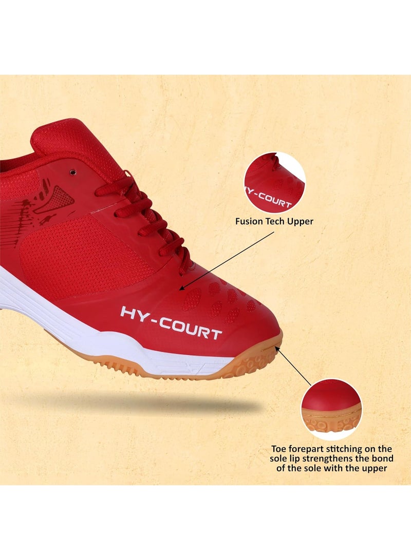 نيفيا حذاء نيفيا HY-Court 2.1 للرجال – أحذية ملاعب غير مسببة للعلامات للبادمنتون والبادل والبيكلبول | شبك قابل للتهوية | قبضة قوية وراحة عالية - Image 3