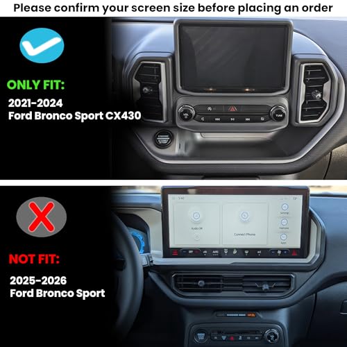 Sinminou Center Console Organizer Compatible with 2021-2024 Ford Bronco Sport CX430 Interior Accessories, Console Insert Drawer Storage Box; Not Fit for Ford Bronco - Image 4
