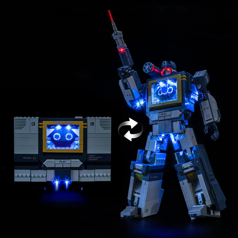 LocoLee Light kit Compatible with Lego 10358 Transformers Soundwave No Model Only Light LED Lighting Accessories Compatible with Lego Transformers Sonic Standard Version - Image 3