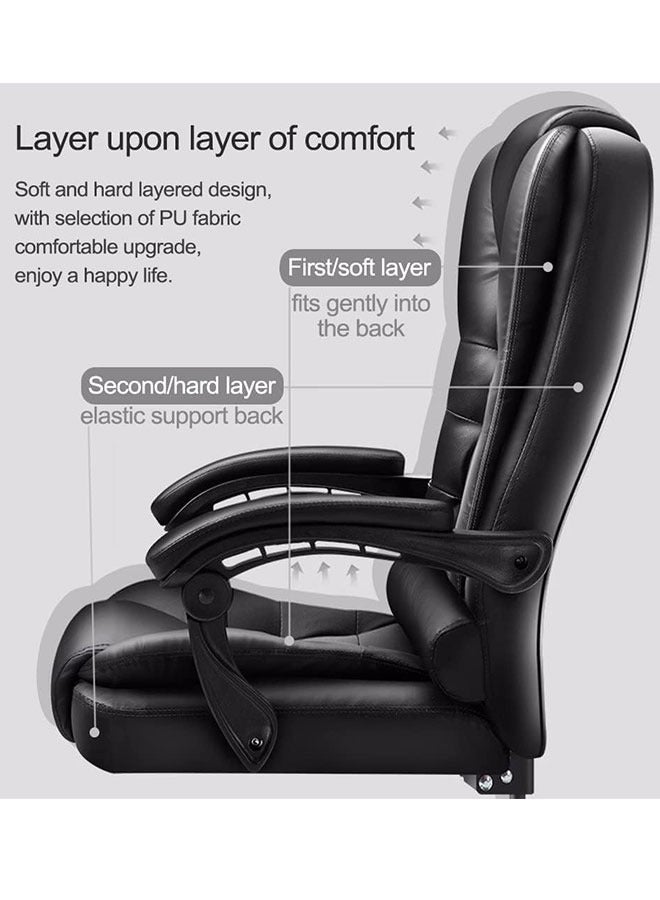 Office Chair Reclining Computer Desk Chairs with Footrest Ergonomic Computer Gaming Chair Leather Executive Office Chair Big and Tall Office Massage Chair Home Office Chair