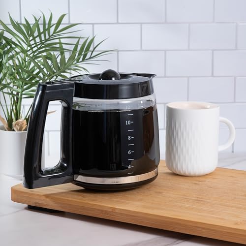 MRX Solutions Replacement 12-Cup Glass Carafe for Cuisinart Coffee Maker (fits DCC-1200PRC CHW-12, CHW-12P1, DCC-1100BK, DCC-1200, DCC-2650, DGB-550BK, DGB-550BK1 DGB-625BC, DGB-700BC, SS-12) - Image 4