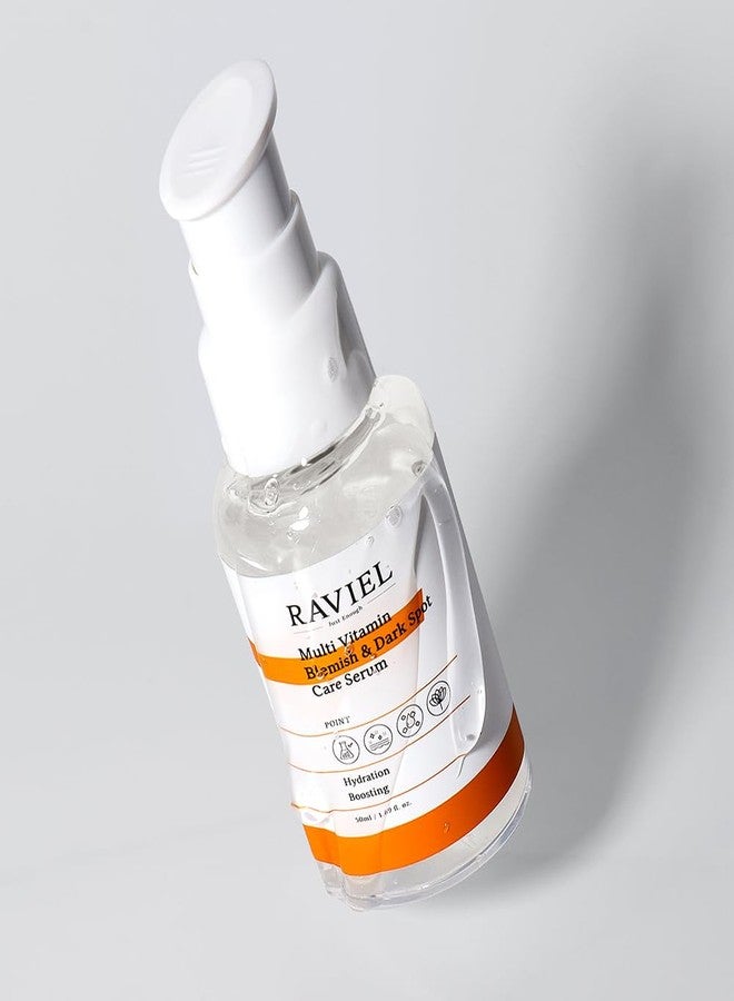 RAVIEL Multi Vitamin Blemish Care Serum | Deep Hydrating Moisturizer with 7 Hyaluronic Acid for All Skin Types | Korean Skincare (1.69 fl oz x 2) - Image 4