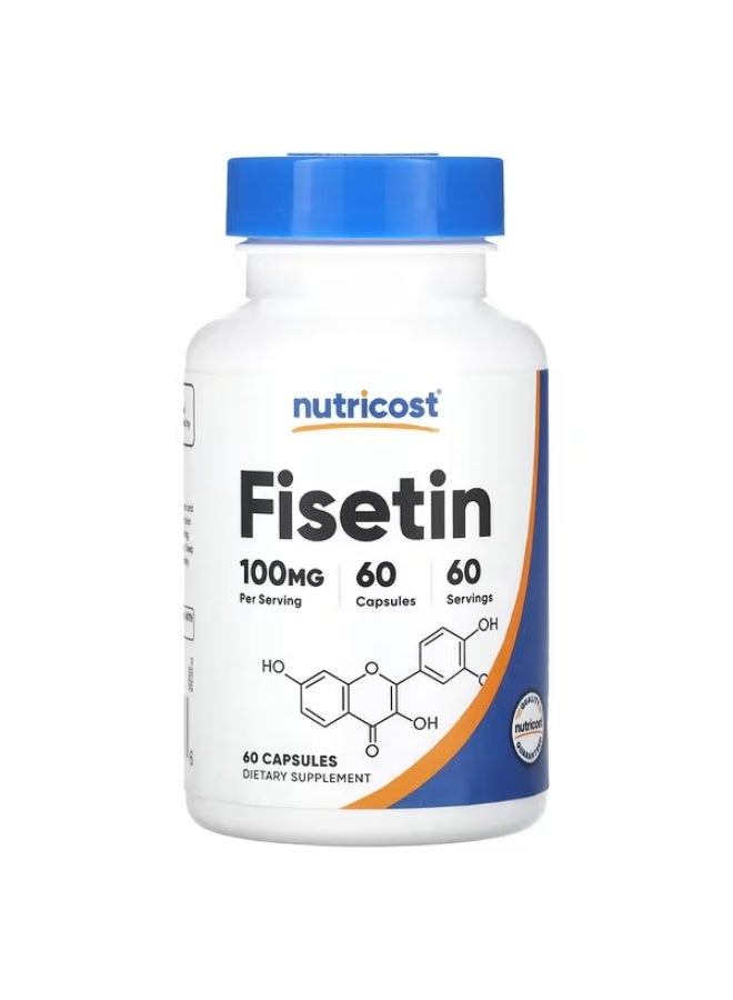 Nutricost, Fisetin, 100 mg , 60 Capsules - Image 1