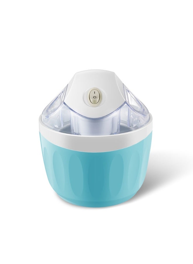 M MIAOYAN This electric ice cream maker, equipped with an easy lock, makes healthy homemade frozen yogurt, sorbet, and gelato. A mini kitchen appliance, it's the perfect choice for summer desserts for kids. - Image 1