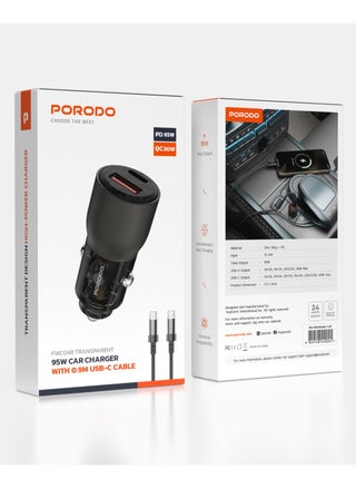 Black- Grey 95W Type-C Cable