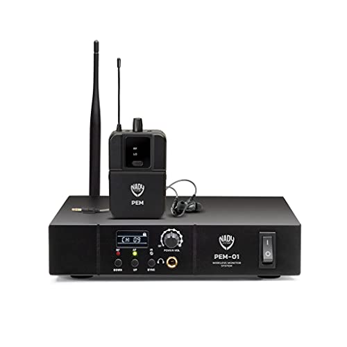 Nady PEM-01 UHF 16-Channel Wireless Professional in-Ear Monitor System with EB-6 Earbud Headphones - Image 1