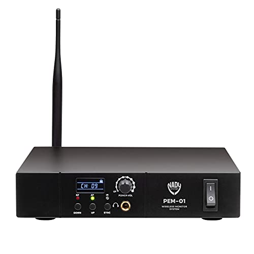 Nady PEM-01 UHF 16-Channel Wireless Professional in-Ear Monitor System with EB-6 Earbud Headphones - Image 2