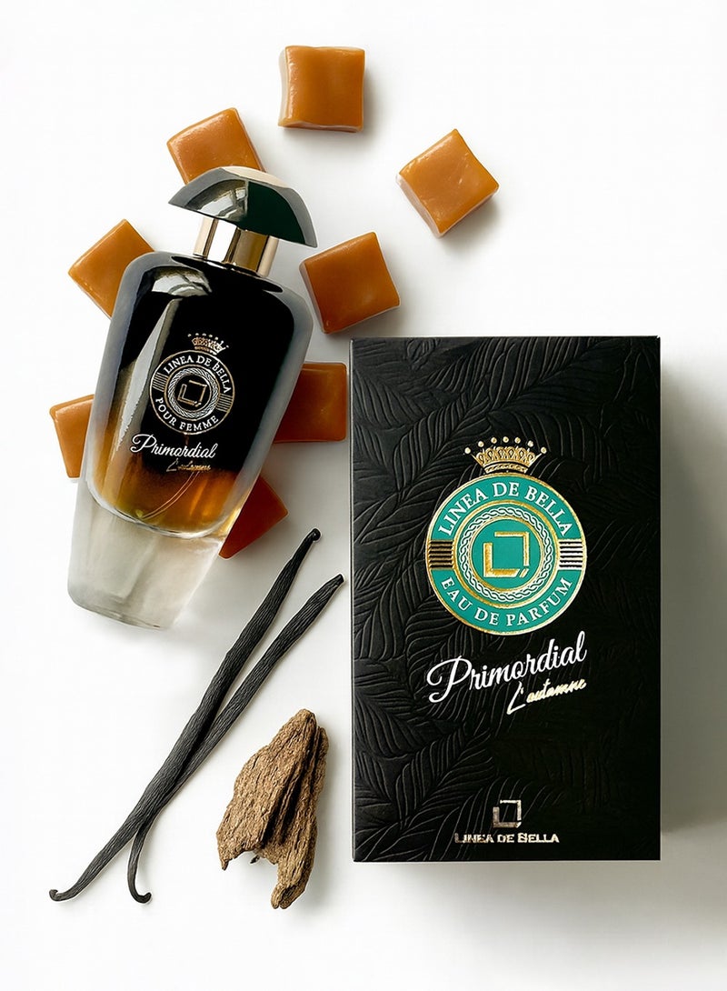 Linea De Bella Primordial Lautomne Perfume 100ml | Long Lasting Perfume for Women with Elegant Floral & Sweet Notes | Eau de Parfum for women - Image 1