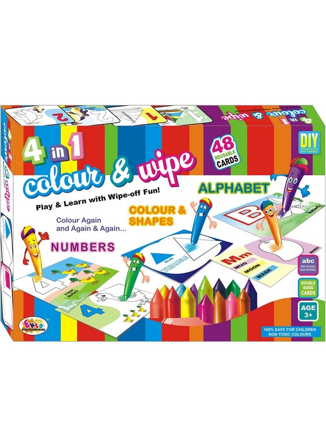 Ekta - Ekta 4 in 1 Colour & Wipe, Multi Color - Image 1
