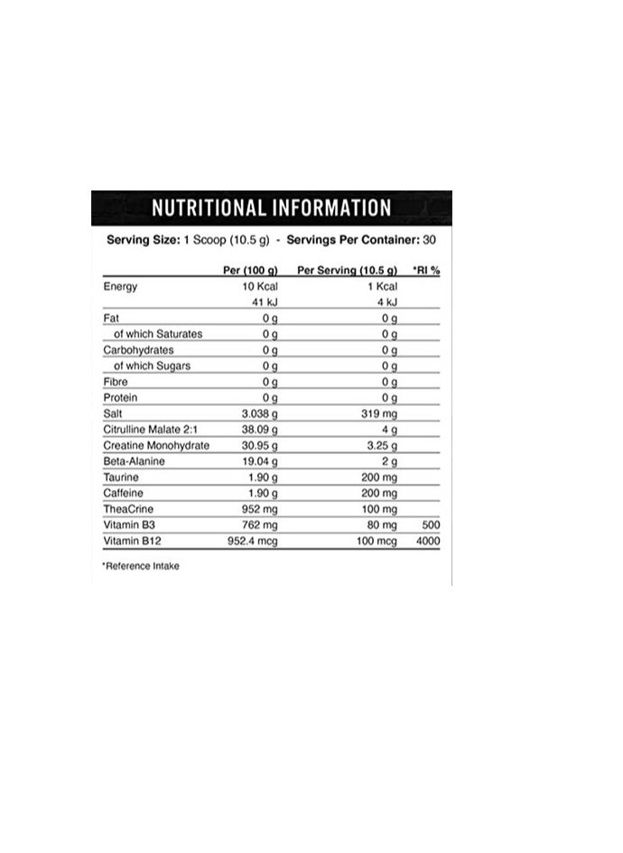 Applied Nutrition - Abe Pre-Workout Supplement 30 Servings 375 Grams, Energy Flavour - Image 1