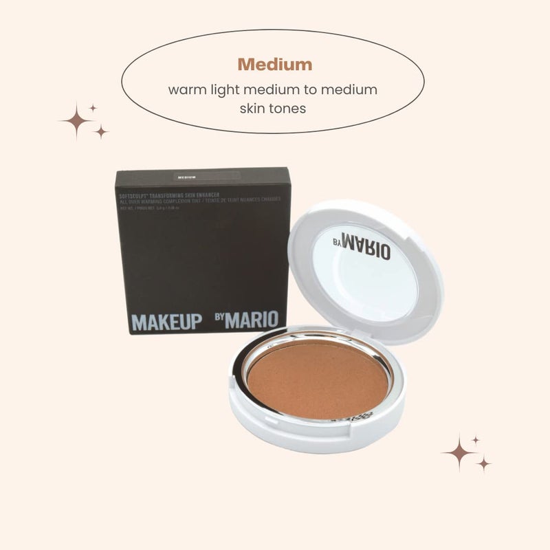 MAKEUP BY MARIO ماكياج بواسطة ماريو بلسم تعزيز البشرة المتحول - متوسط - دافئ فاتح متوسط إلى درجات البشرة المتوسطة، 0.18 أونصة (عبوة من 1) - Image 2