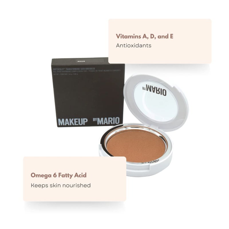 MAKEUP BY MARIO ماكياج بواسطة ماريو بلسم تعزيز البشرة المتحول - متوسط - دافئ فاتح متوسط إلى درجات البشرة المتوسطة، 0.18 أونصة (عبوة من 1) - Image 3