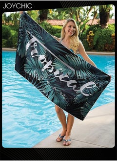 Joychic Microfiber Lightweight Beach Towel 140*70cm Quick Dry Towel for Swimmers Sand Proof Beach Absorbent Towel for Travel Swim Yoga  - Image 1