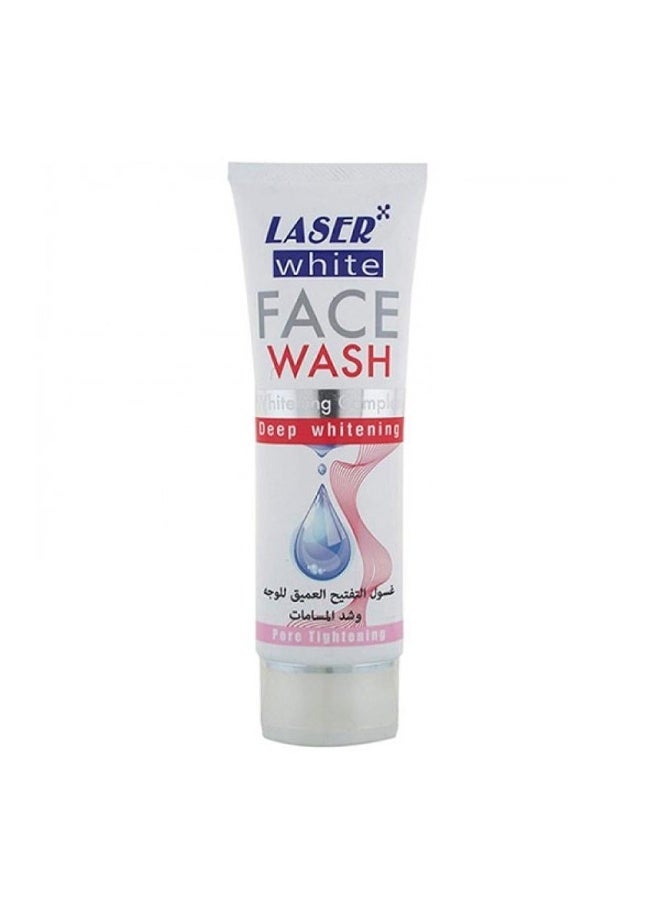 Laser White Deep Whitening and Pore Tightening Facial Wash - 100ml - Image 2