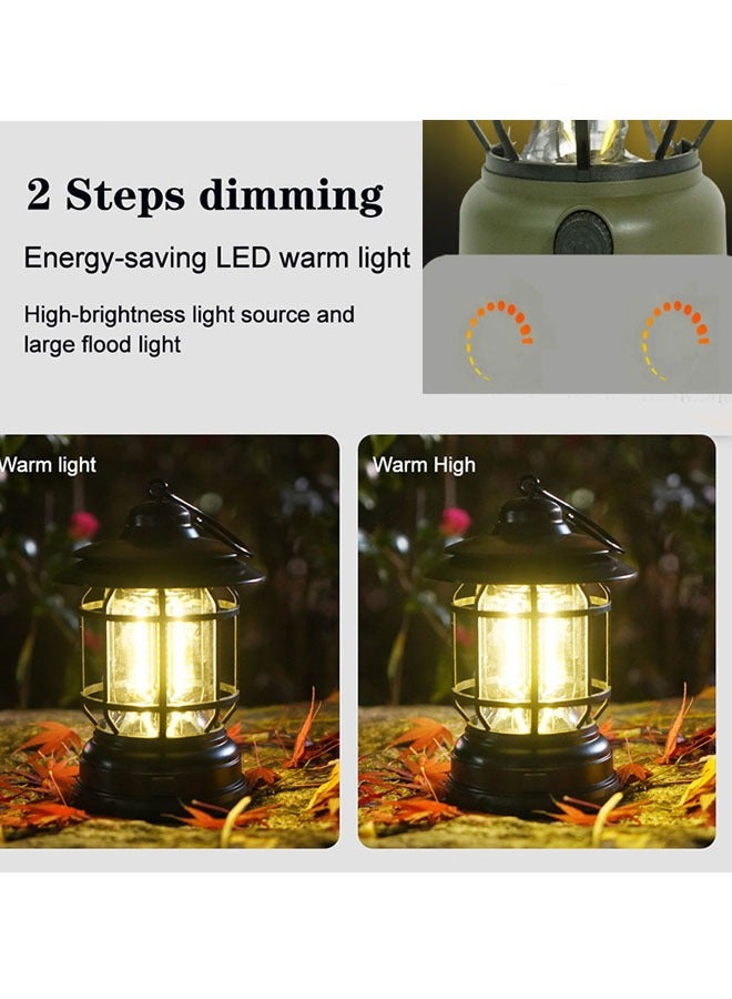 Camping Lantern LED Lamp Type-C Rechargeable Camping Tent Light Garden Light Camping Atmosphere Decorative Chandelier - Image 3