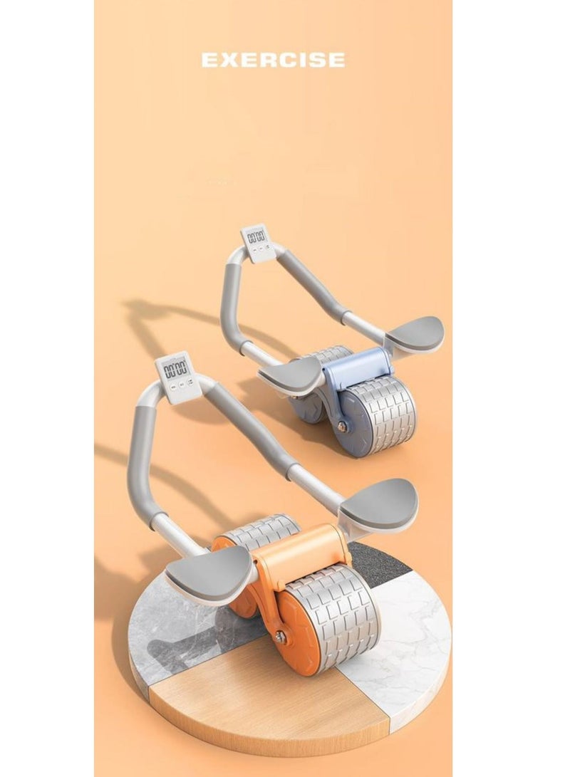 general brand عجلة تمرين البطن، جهاز تمرين البطن مع دعم الكوع مع آلة ارتداد مزدوجة مستقرة للرجال والنساء - Image 1