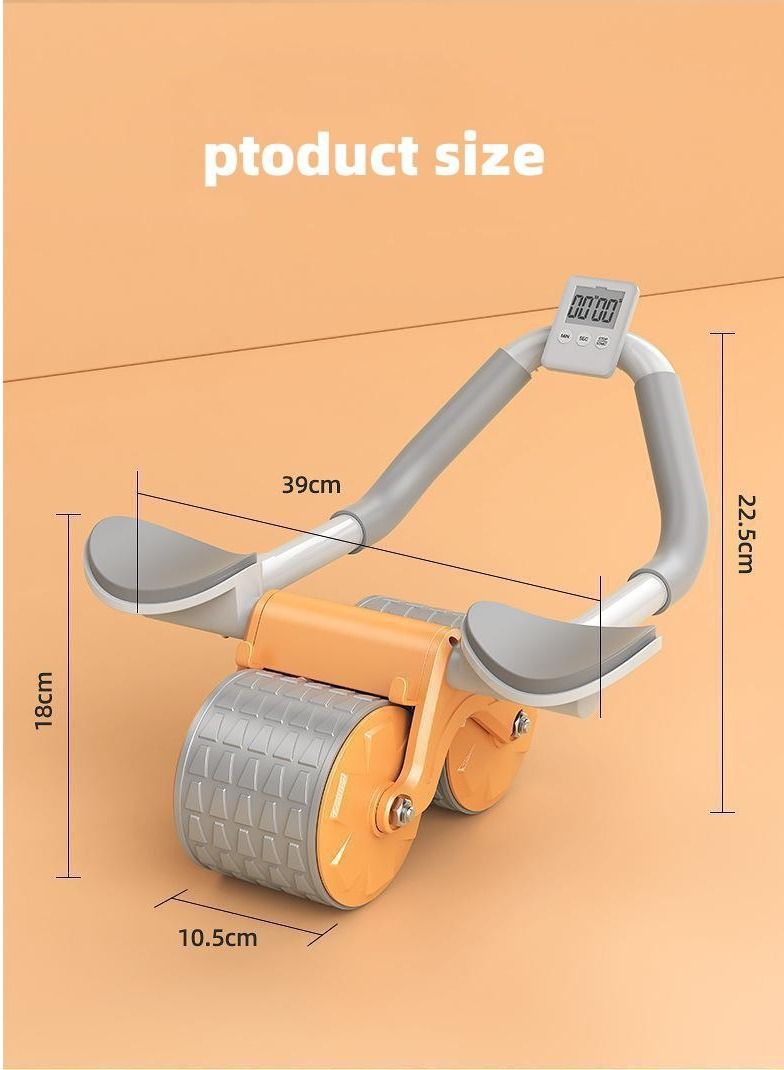 general brand عجلة تمرين البطن، جهاز تمرين البطن مع دعم الكوع مع آلة ارتداد مزدوجة مستقرة للرجال والنساء - Image 4