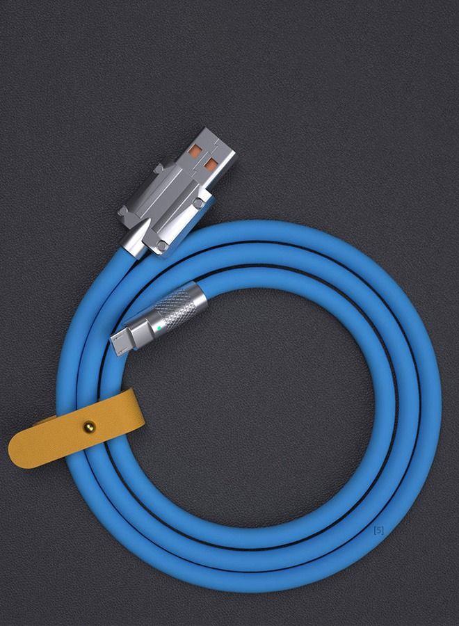 Type-C Data Cable Fast Fharging Blue 1.5M - Image 3