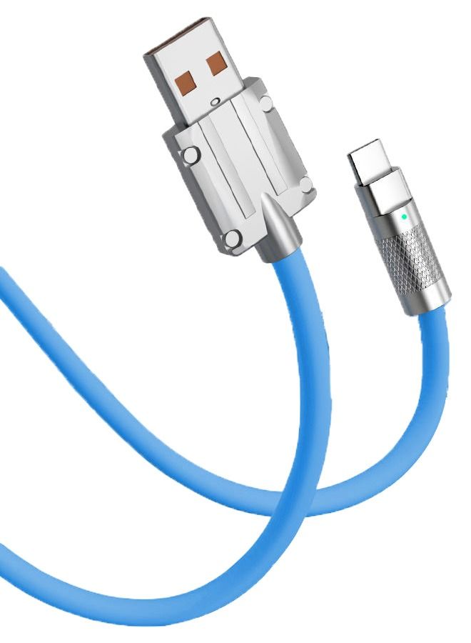 Type-C Data Cable Fast Fharging Blue 1.5M - Image 1