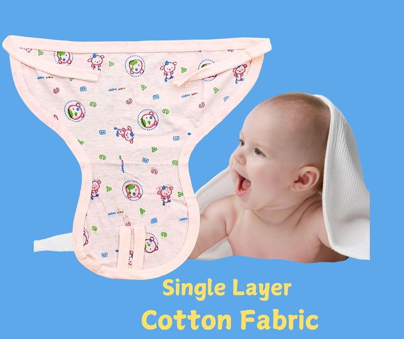 SUNUO Washable Reusable Multicolour Hosiery Cotton Diapers,Nappy,Langot for New Born Baby (0-6 Months) (10) - Image 2